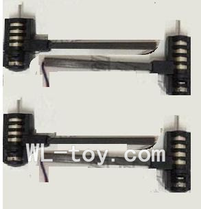 XinXun X31 RC Helicopter model XinXun-X31-F-22-Parts-12 Rotating Motor Assembly wit Red and Blue Wire(2pcs) & Reversing-Rotating Motor Assembly with White and Black wire(2pcs)