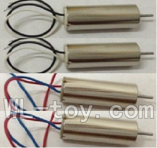 XinXun X32 RC Helicopter model XinXun-X32-B-2-Parts-03 rotating Motor with red and blue wire(2pcs) & Reversing-rotating Motor with black and white wire(2pcs)