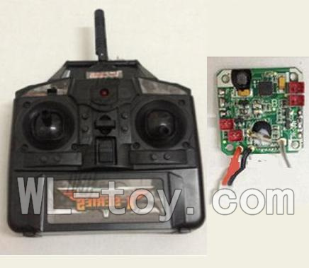 XinXun X32 RC Helicopter model XinXun-X32-B-2-Parts-06 Transmitter & Circuit board,Receiver board