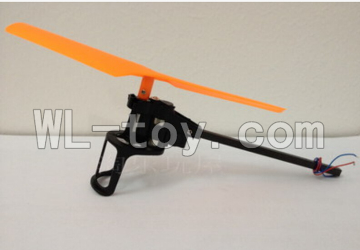 XinXun X39 RC Quadcopter UFO XinXun X39 X39V parts-17 Rotating Motor Assembly-Orange rotor & the motor wire is Red and Blue