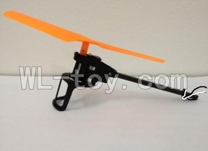 XinXun X39 RC Quadcopter UFO XinXun X39 X39V parts-19 Reversing-Rotating Motor Assembly-Orange rotor & the motor wire is White and Black
