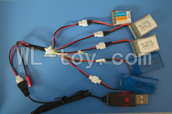 XinXun X40 X40V RC Quadcopter Part,Wltoys V252 V343 V272 Hubsan H111 Part(USB & 1-to-5)