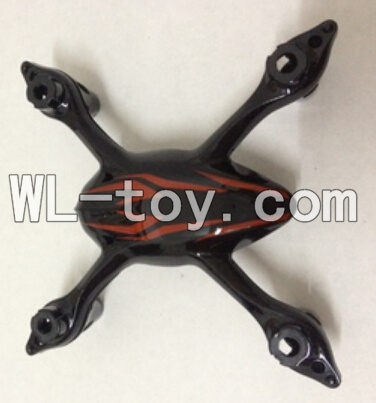 XinXun-X40-X40V parts-01 Upper and lower body cover-Black for XinXun X40 X40V RC Quadcopter UFO model