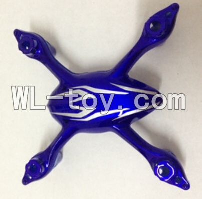 XinXun-X40-X40V parts-02 Upper and lower body cover-Blue for XinXun X40 X40V RC Quadcopter UFO model