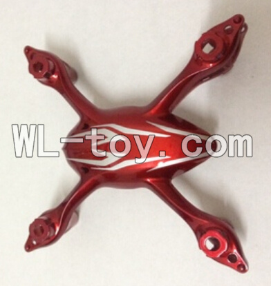 XinXun-X40-X40V parts-03 Upper and lower body cover-Red for XinXun X40 X40V RC Quadcopter UFO model