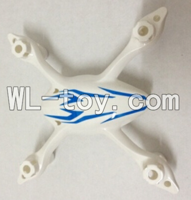 XinXun-X40-X40V parts-04 Upper and lower body cover-White for XinXun X40 X40V RC Quadcopter UFO model
