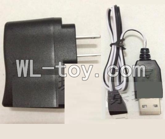 XinXun-X40-X40V parts-21 Straight conversion plug & USB Charger for XinXun X40 X40V RC Quadcopter UFO model