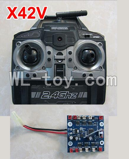 XinXun X42 X42V RC Quadcopter UFO parts-32 X42V Transmitter & Circuit board