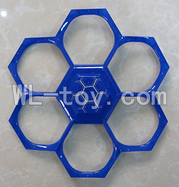 XinXun X45 X45V RC Quadcopter UFO XinXun X45 Quadcopter parts-03 Outer protect frame-Blue