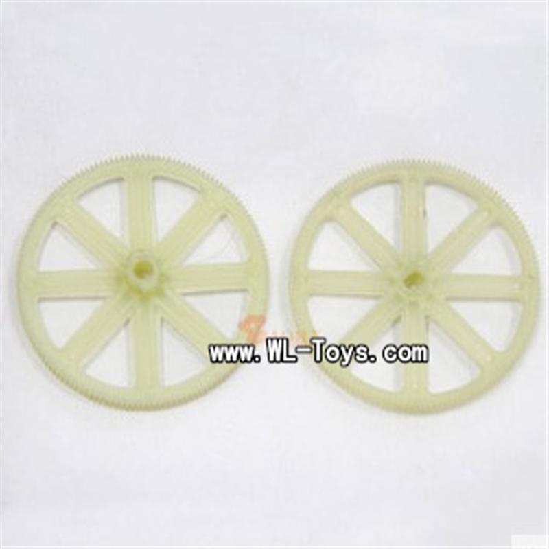 mjx T55/T655-parts-11 Upper main gear & Lower main gear,MJX T655 T55 RC Helicopter Spare Parts