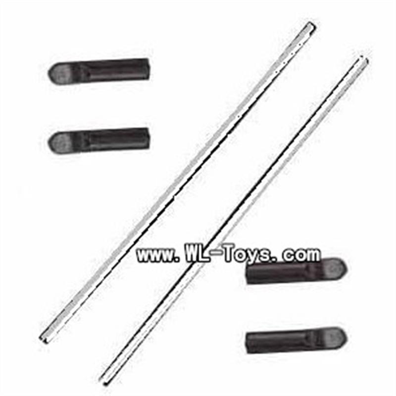 MJX T55/T655-parts-47 Support pipe with fixtures,MJX T655 T55 RC Helicopter Spare Parts