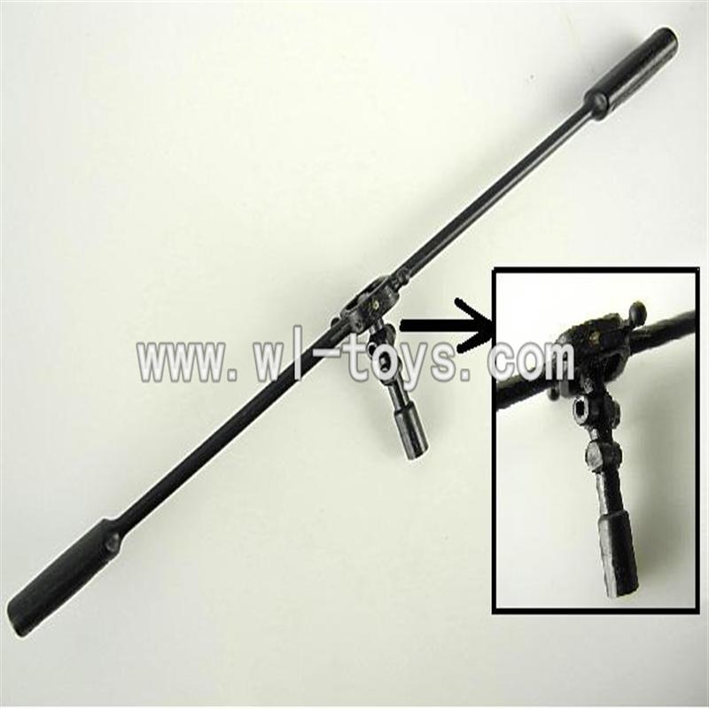 LS-222 ls222 helicopter parts-27 Balance bar & Head for the inner shaft & Pin for balance bar