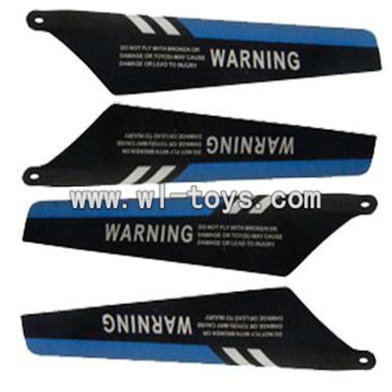 LS-222 helicopter parts-39 Main blades(Black)