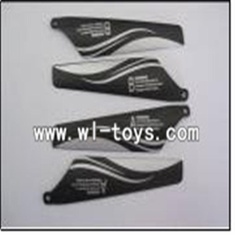 WLtoys S977 RC Helicopter parts,Main Blades 4pcs/set-02