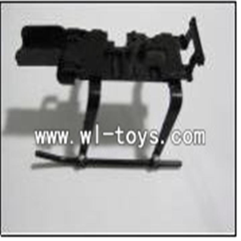WLtoys V966 Power Star 1 6CH Flybarless RC Helicopter parts,Main Frame-08