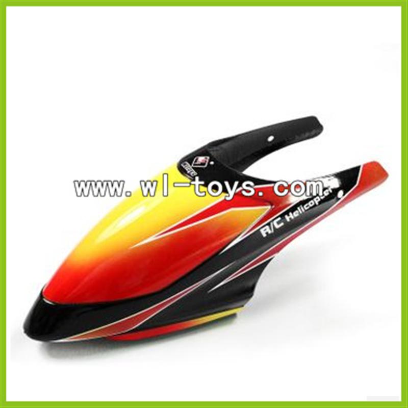 WLtoys V912 2.4G RC single Helicopter Parts,Orange Head Cover-10
