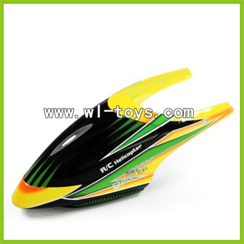 WLtoys V912 2.4G RC single Helicopter Parts,Black Head Cover-11