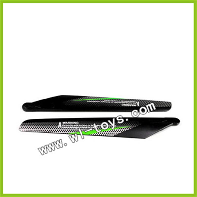 WLtoys V912 2.4G RC single Helicopter Parts, Black Main Blades 2pcs/lot-18