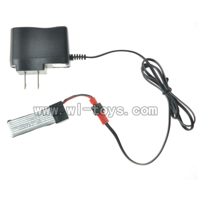 WL-V222-06 Charger & Battery Wltoys V222 Quadcopter parts wl toys 222 parts