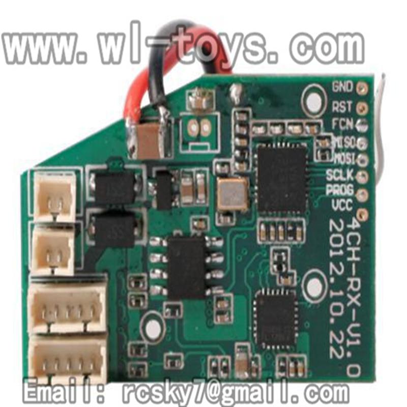 V955-parts-03 Circuit board Receiver board wholesale Wltoys V955 model WL toys 955 rc helicopter parts