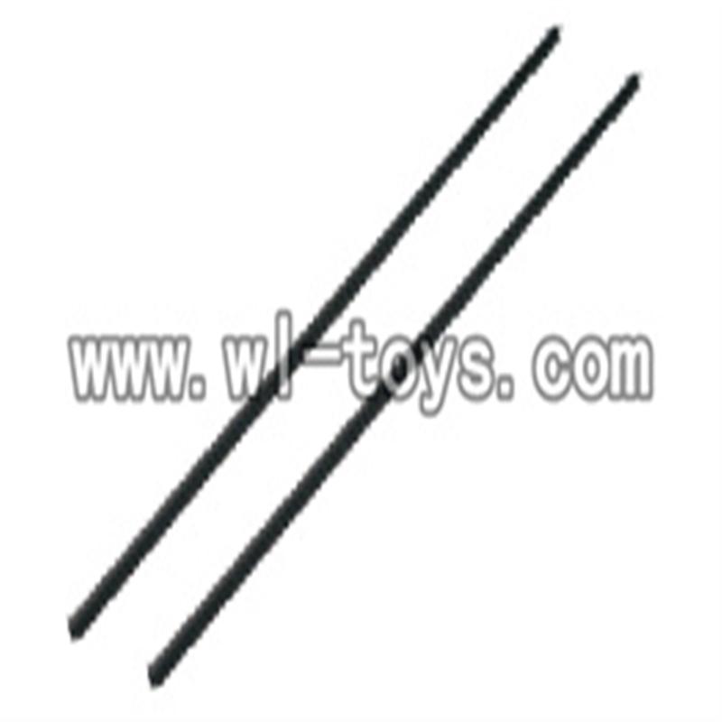 V955-parts-22 Long Carbon fiber tail connect pipe(2pcs) wholesale Wltoys V955 model WL toys 955 rc helicopter parts