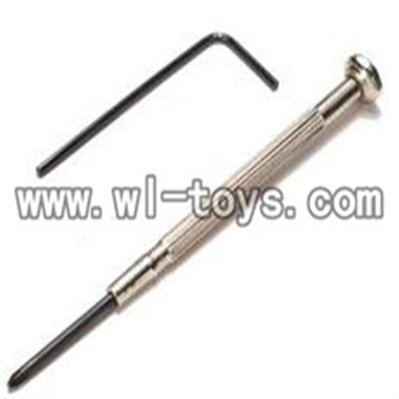V955-parts-25 Cross screwdriver-internal hexagonal wrebch wholesale Wltoys V955 model WL toys 955 rc helicopter parts