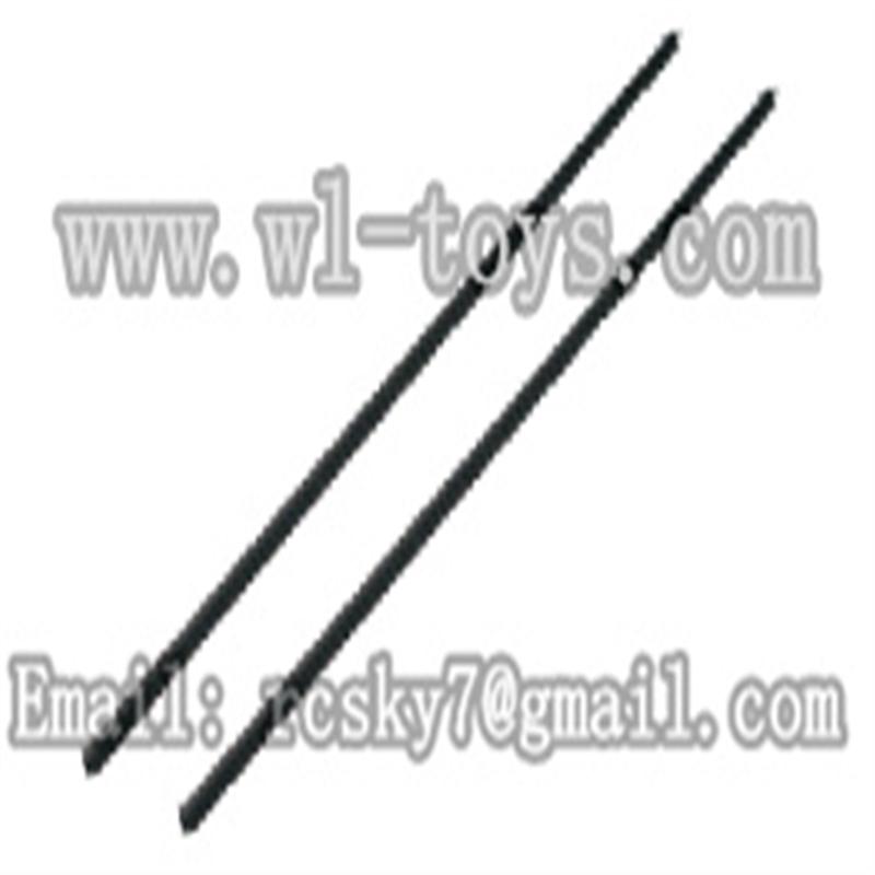 WL V944-parts-22 Long Carbon fiber tail connect pipe(2pcs) wholesale Wltoys V944 model WL toys 944 rc helicopter parts V944 parts list