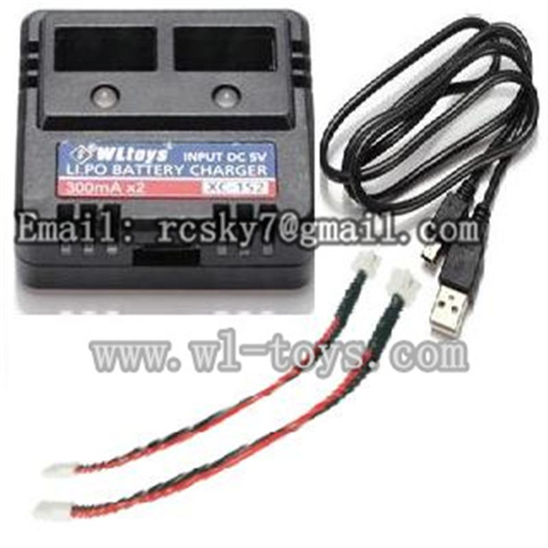 WL V944-parts-26 Charger & USB & Wire with plug wholesale Wltoys V944 model WL toys 944 rc helicopter parts V944 parts list