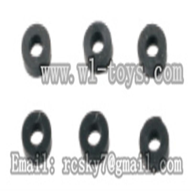 WL V944-parts-34 Rotor hub rubber swashers(6pcs) wholesale Wltoys V944 model WL toys 944 rc helicopter parts V944 parts list