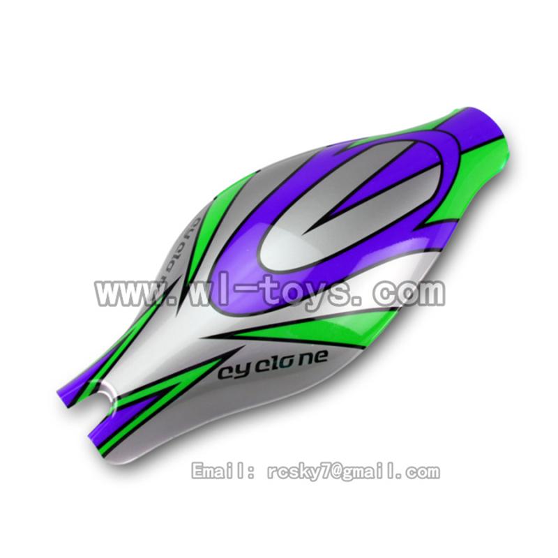 V262-parts-01 Head cover(Green&Purple&Gray) wholesale Wltoys WL V262 Quadcopter parts,V-262 WL toys V262 parts