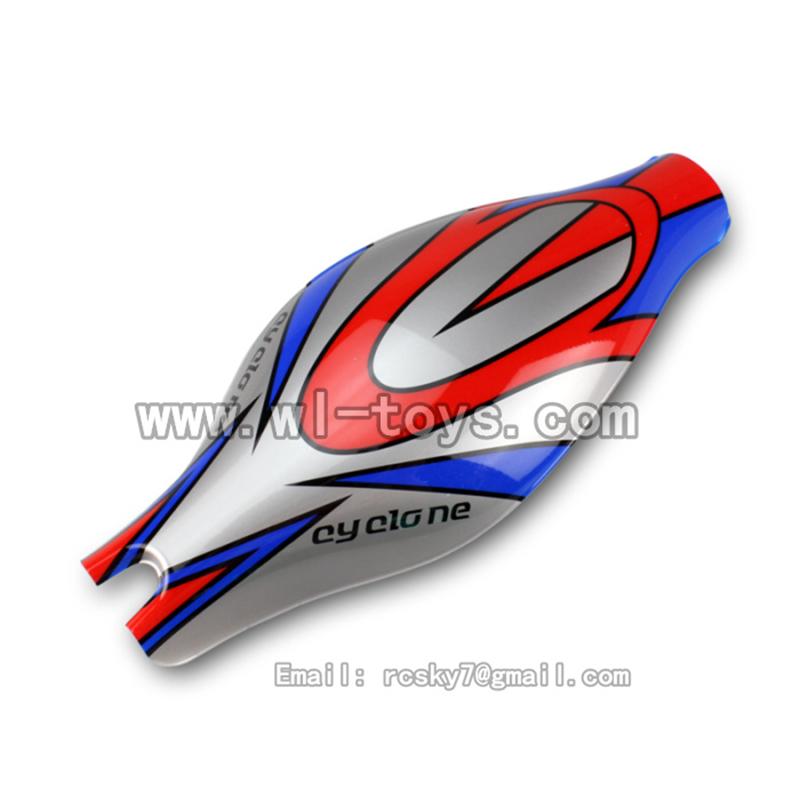 V262-parts-02 Head cover (Red&Blue& Gray) wholesale Wltoys WL V262 Quadcopter parts,V-262 WL toys V262 parts