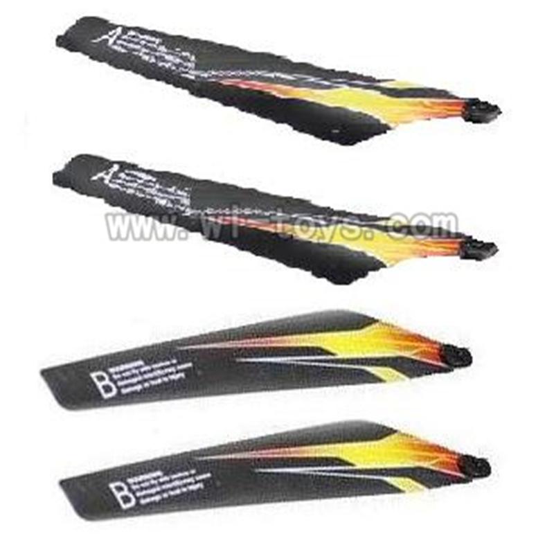 WL V319 helicopter parts-04-Main Blade(2A+2B) Wltoys WL V319 model WL toys V319 rc helicopter V319 parts list