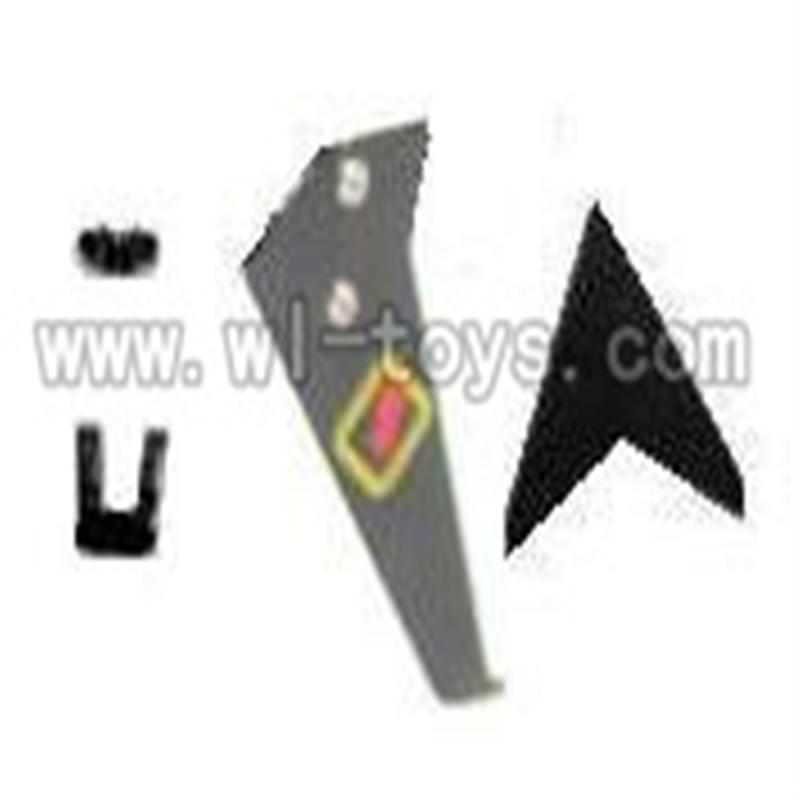 WL V388 helicopter parts-03-Tail decoration Wltoys WL V388 model WL toys V388 rc helicopter 388 parts list