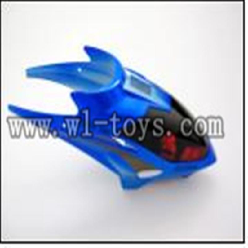 WLtoys S929 helicopter parts-01-Head Cover(blue) WLtoys S929 helicopter WL toys S929 rc helicopter and WLtoys S929 parts list