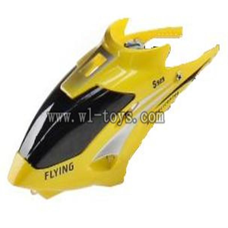 WLtoys S929 helicopter parts-02-Head Cover(yellow) WLtoys S929 helicopter WL toys S929 rc helicopter and WLtoys S929 parts list