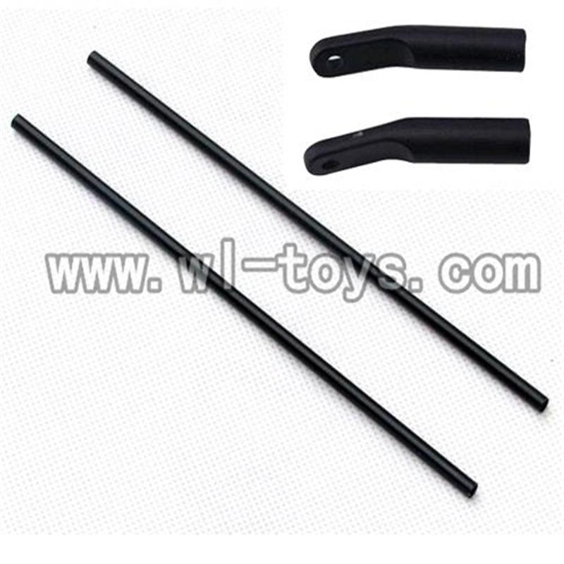 MJX-F649-parts-16 Support pipe(2pcs) Fixture for the support pipe(2pcs),MJX F49 F649 rc helicopter and mjxrc toys helikopter Accessories