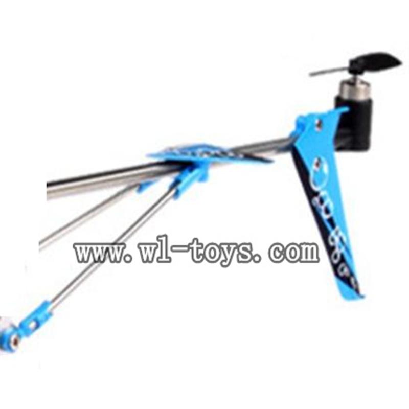 SYMA S107P-parts-23 Whole tail unit(Blue) SYMA S107P rc helicopter parts SYMA S 36 helikopter Accessories symarc model