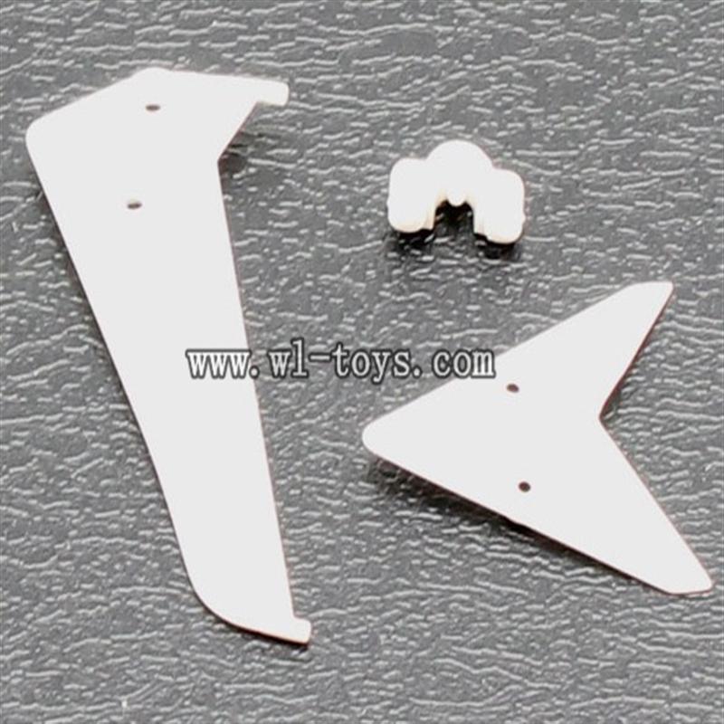SYMA S5-Parts-07 Tail Decoration White SYMA S5 rc helicopter parts SYMA S5 helikopter Accessories symarc model