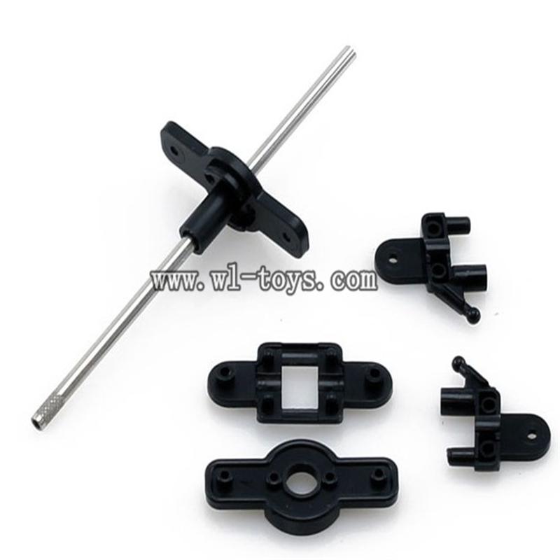 SYMA S5-Parts-11 Upper Blade Grip Set & Lower Grip set with hollow pipe SYMA S5 rc helicopter parts SYMA S5 helikopter Accessories symarc model