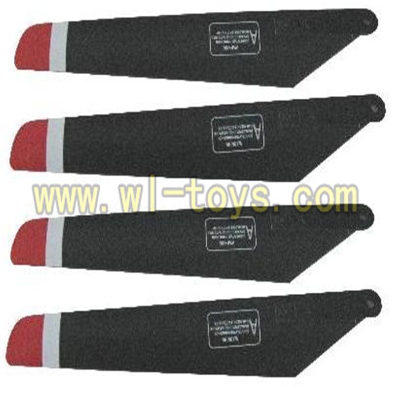 FX037-helicopter-parts-02 Main rotor blades(4pcs) Feilun FX037 rc helicopter parts FX 037 helikopter Accessories
