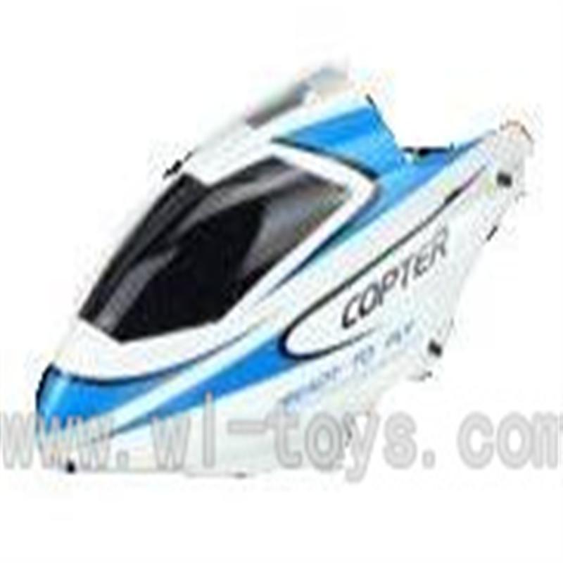 WL V911-02 Head Cover(blue&white) WLtoys V911 WL V911-1 RC Helicopter Spare Parts WL Toys rc model
