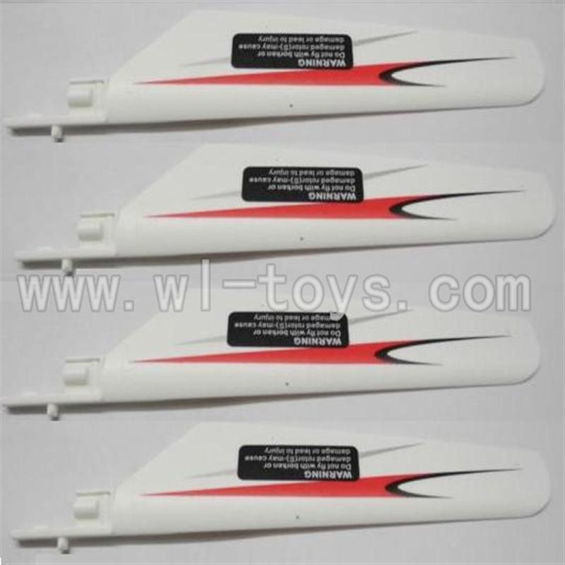 WL V911-08 Main blades(4pcs)-Red WLtoys V911 WL V911-1 RC Helicopter Spare Parts WL Toys rc model
