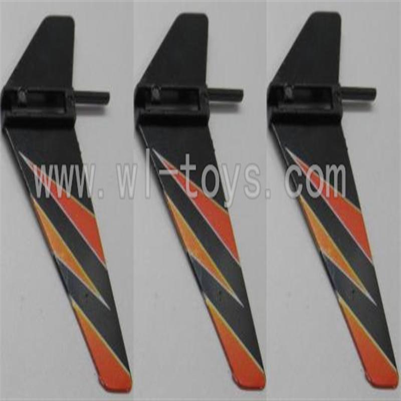 WL V911-16 Vertical wing(3pcs)-Orange WLtoys V911 WL V911-1 RC Helicopter Spare Parts WL Toys rc model
