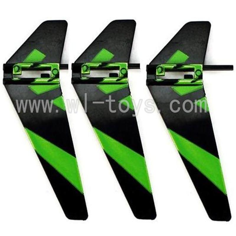 WL V911-19 Vertical wing(3pcs)-Green WLtoys V911 WL V911-1 RC Helicopter Spare Parts WL Toys rc model