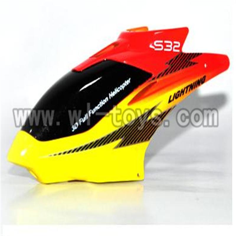 S39-parts-01 Head cover-(Red & Yellow & Black) SYMA S39 RC helicopter Spare Parts Syma TOYS model
