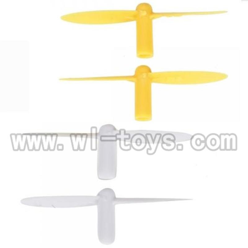 Wltoys V272-parts-12 Main blades(2x Yellow & 2X White) WLTOYS V272 Quadcopter UFO WL V272 rc helicopter Spare-Parts WL toys model mini
