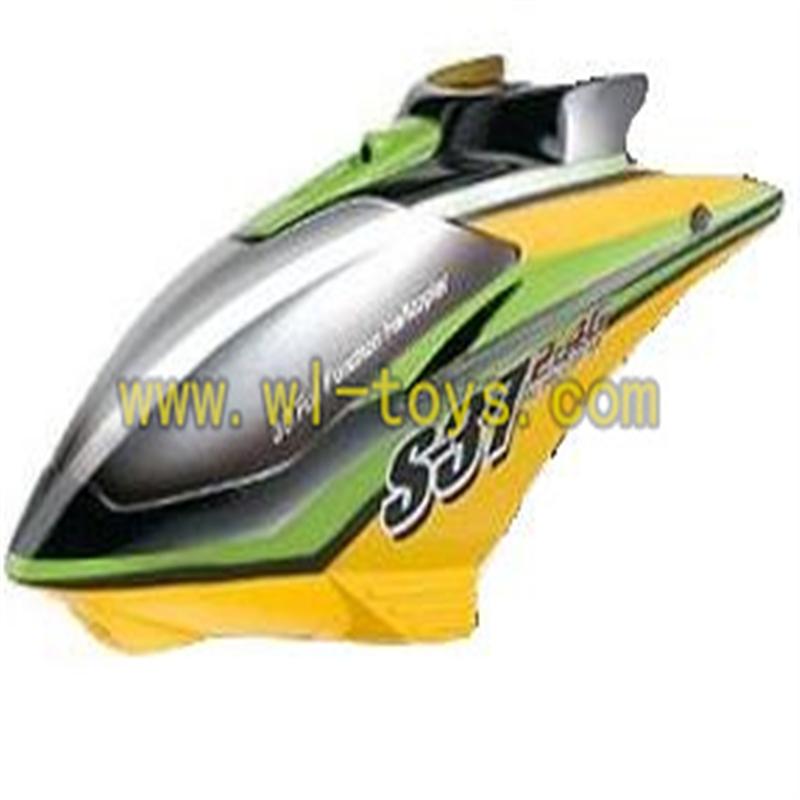 S37-parts-04 Head Cover(Black & Yellow) SYMA X37 helicopter Syma X37 rc helicopter parts SYMARC X37 TOYS model
