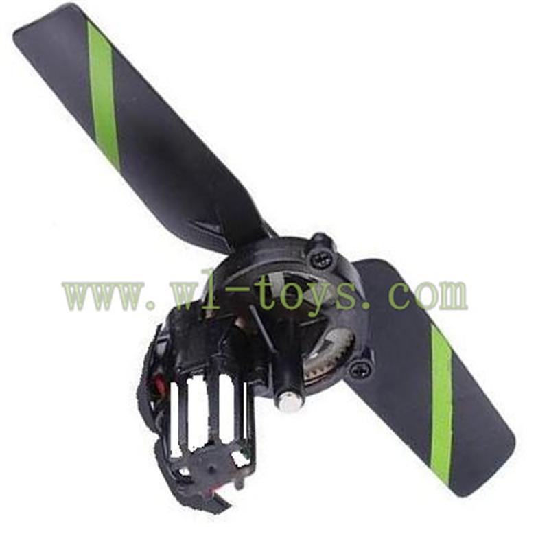 FX078-parts-05 Chopper Tail unit(Include Tail blade & Tail cover with gear,not include tail motor) Feilun toys FX078 rc helicopter Spare parts