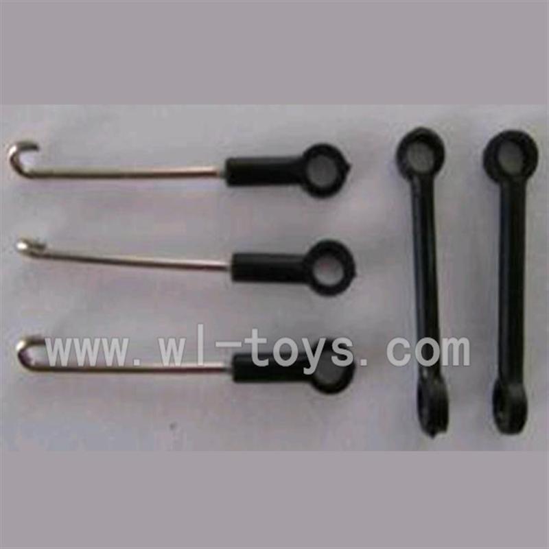 WLtoys v977-parts-04 Connect buckle(2pcs) & Servo connect buckle(3pcs) WLtoys V977 helicopter Parts Wl toys V977 rc helicopter Model