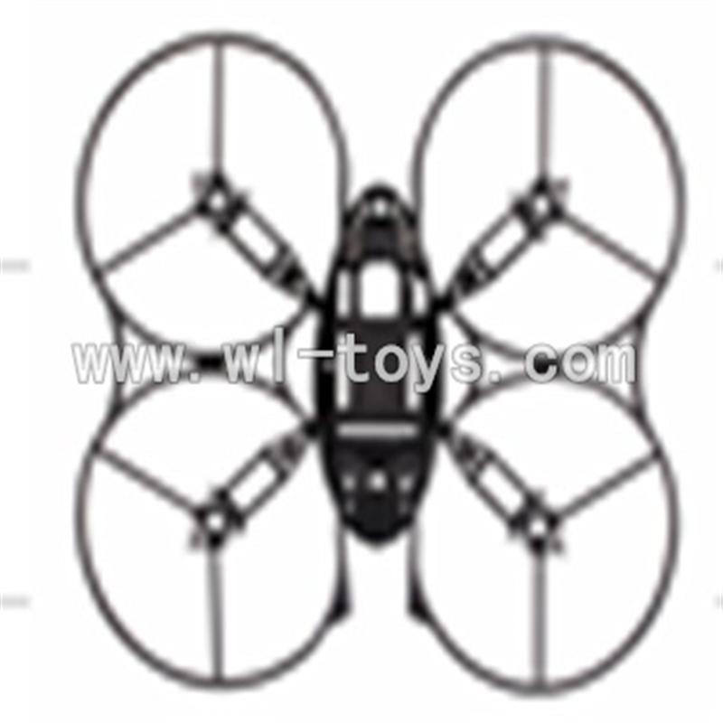 SYMA-X4-parts-14 Fuselage SYMA X4 Quadrocopter SYMARC X4 TOYS model and Syma X4 rc helicopter parts